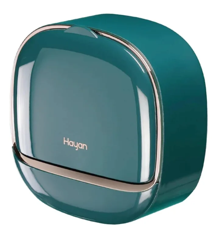 Self-Adhesive Wall-Mounted Luxury Soap Holder with Lid and Drainage Tray