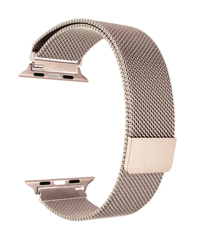 Pale Rose | Apple Watch Milanese Magnetic Loop Strap | Stainless Steel Band | 42mm / 44mm / 45mm