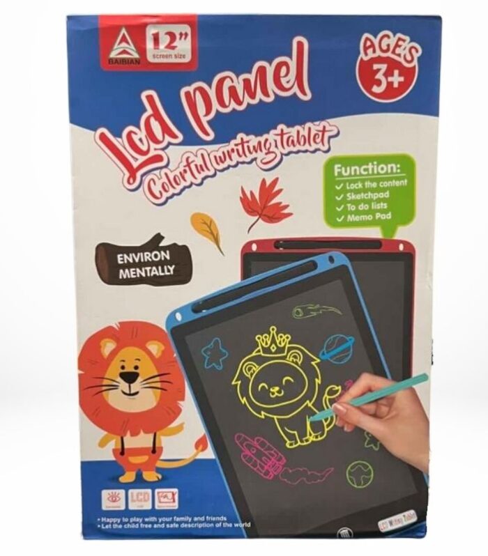 12 Inch Multi-Color LCD Writing Tablet | Top Quality | Random Colors