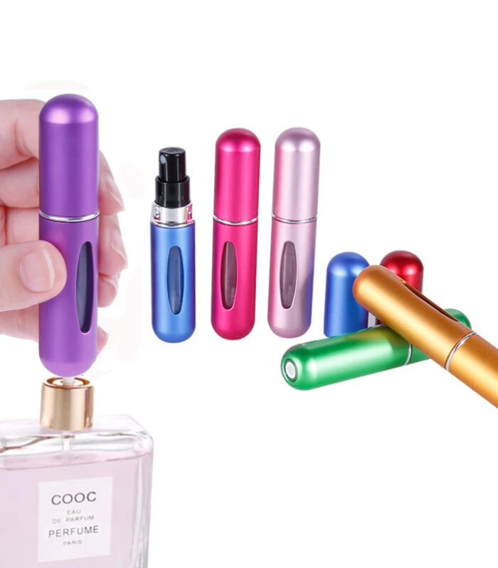 Portable Refillable Mini Perfume Atomizer | Travel-Size Spray Bottle | Random Color | 5ml