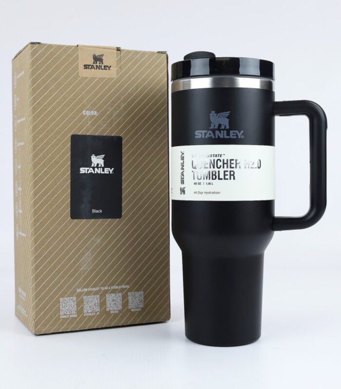 Stanley 40 Oz Stainless Steel Tumbler | Leak-Proof Vacuum Insulated Travel Mug | Hot & Cold