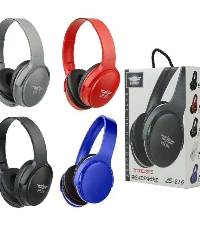 Lelisu LS-210 Wireless Headphones | Deep Bass, Noise-Canceling & Long Battery Life Wireless over-ear Bluetooth headphones