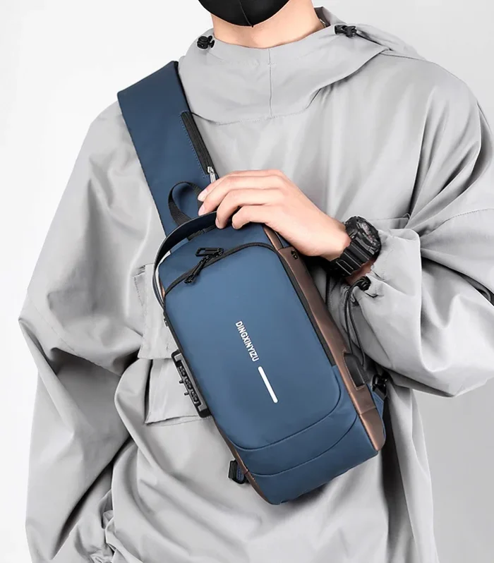 Multifunction Anti-Theft USB Charging Crossbody Shoulder Bag | Stylish, Secure, and Ready for Adventures