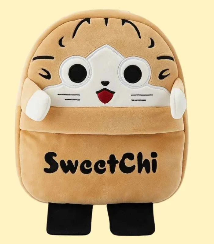 Cute Plush Sweetchi Character Backpack for Girls | Stuffed School Bag & Gift for Kids