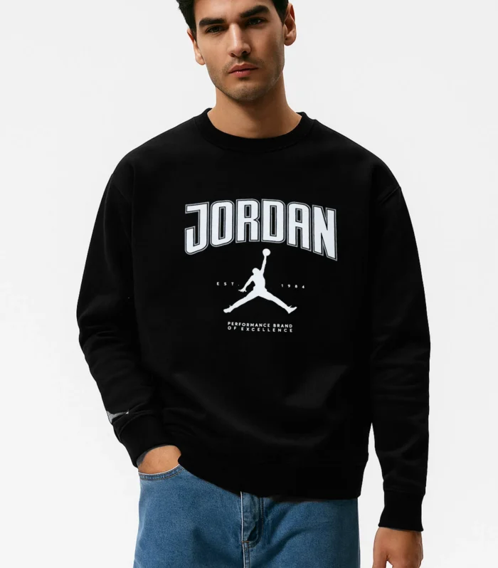 Jrdn Flight Heritage Crew Neck Imported Sweatshirt