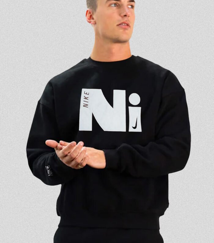 Nke Minimal Block Round Neck Imported Men's Sweatshirt