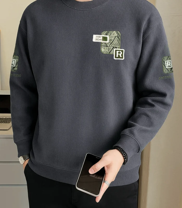 Mens PullOver Round Neck Imported Men's Sweatshirt