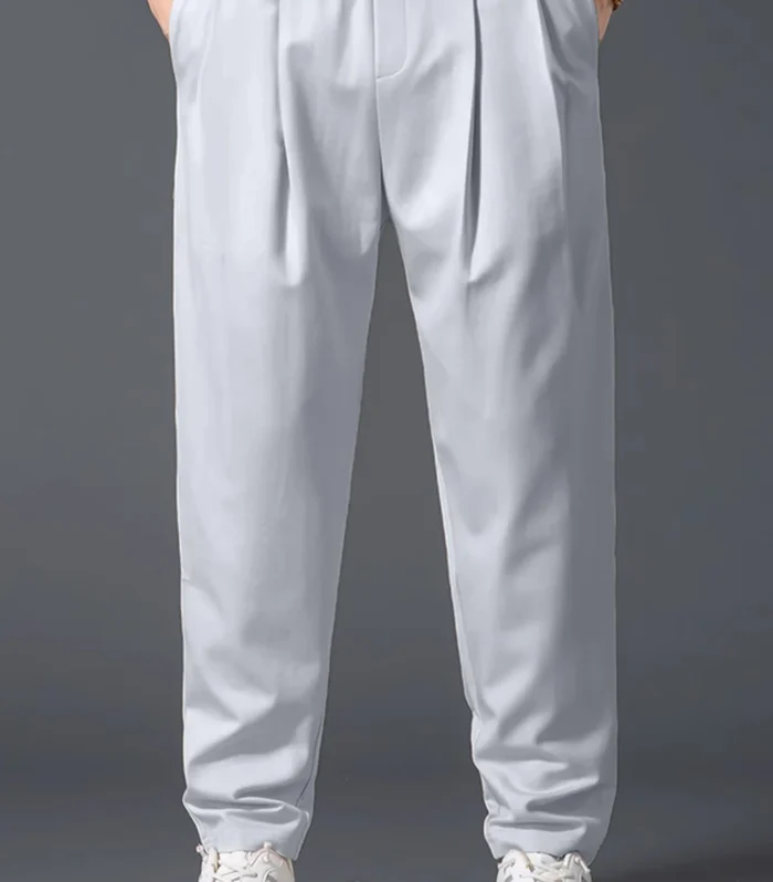 Comfort Front Plate Regular Straight-Fit Trouser