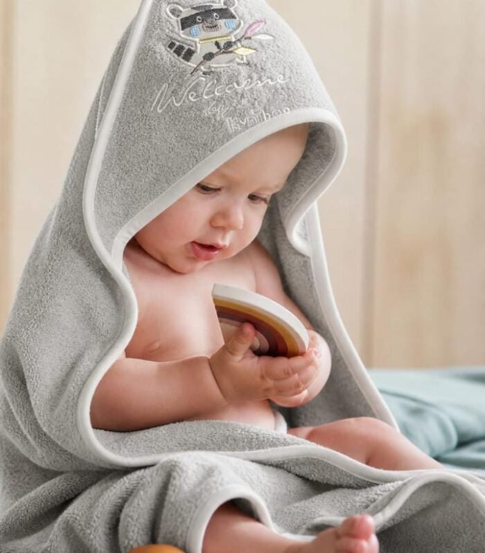Hooded baby bath Towel